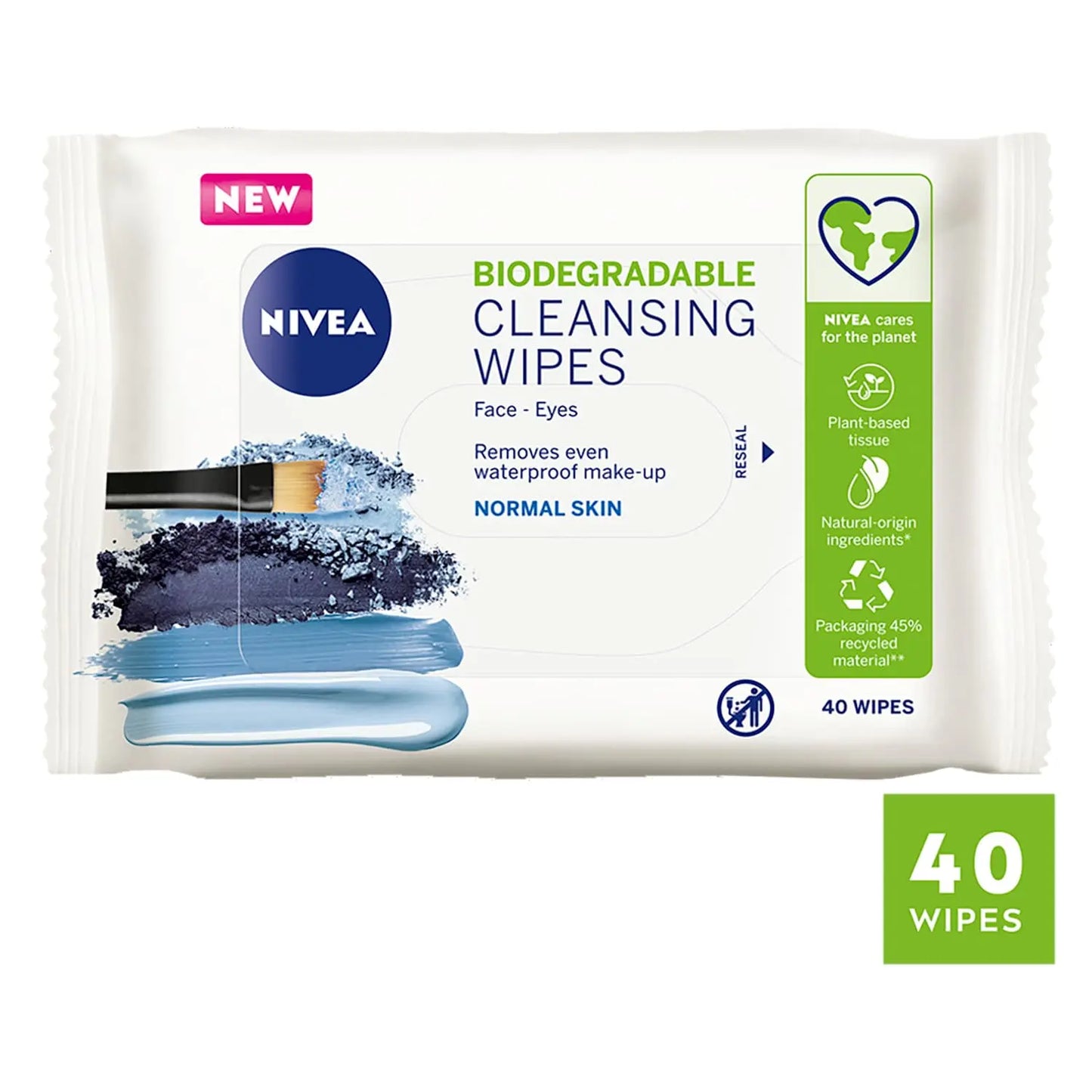 NIVEA Refreshing Makeup Remover Wipes – Normal & Combination Skin 25 pcs NIVEA