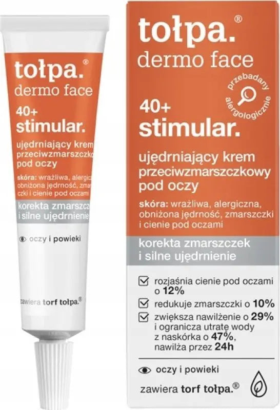TOŁPA Dermo Face Stimular 40+ Firming Anti-Wrinkle Eye Cream 10 ml TOŁPA