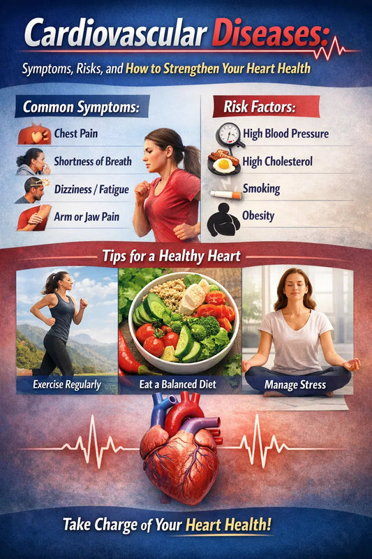 Cardiovascular Diseases: Symptoms, Risks, and How to Strengthen Your Heart Health GO GET FIT