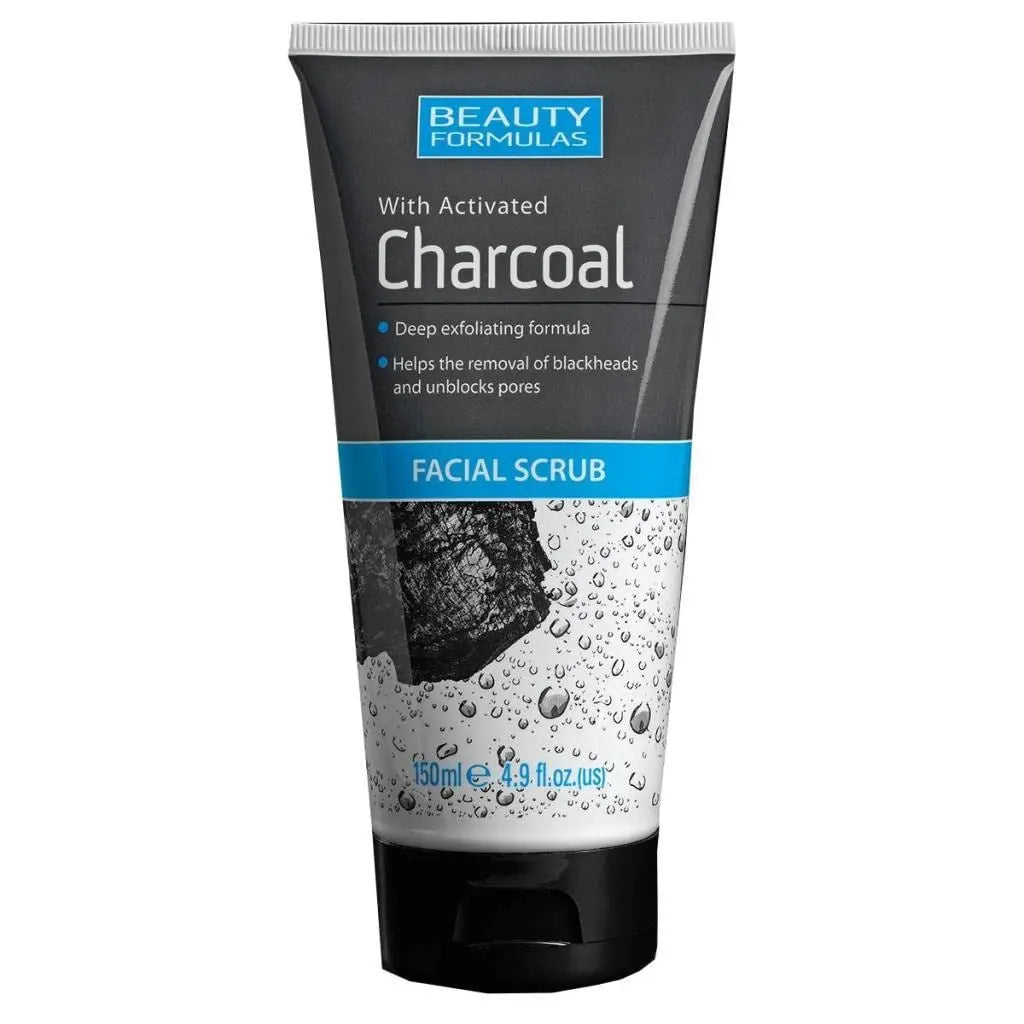 Beauty Formulas Charcoal Deep Cleansing Facial Scrub 150 ml BEAUTY FORMULAS