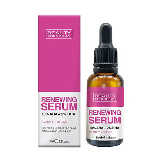 Beauty Formulas Renewing Face Serum 10% AHA + 2% BHA 30 ml BEAUTY FORMULAS