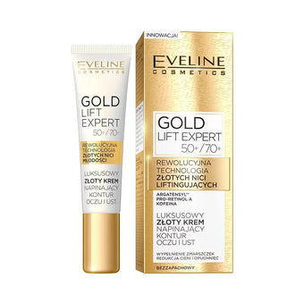 compare product Eveline Gold Lift Expert 50+/70+ Luxury Firming Eye & Lip Contour Cream 15 ml