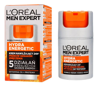 compare product LOREAL Men Expert Hydra Energetic drėkinamasis kremas nuo nuovargio 25+ 50 ml