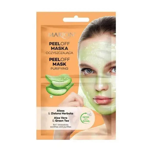 MARION Pell Off Aloe Purifying Peel-Off Face Mask 18 ml — Deep Clean & Detox MARION