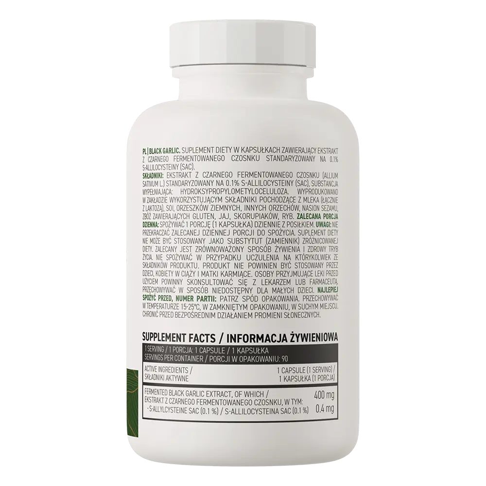 OstroVit  Black Garlic VEGE 90 capsules OstroVit