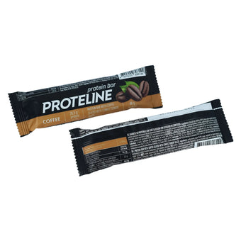 compare product PROTELINE - Baltymų batonėlis su kava, glazūruotas konditerine glazūra (40g)