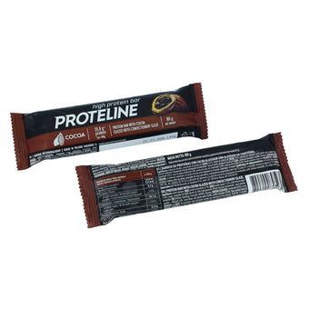 compare product PROTELINE - Protein bar with cocoa glazed with confectionery glaze (80g)
