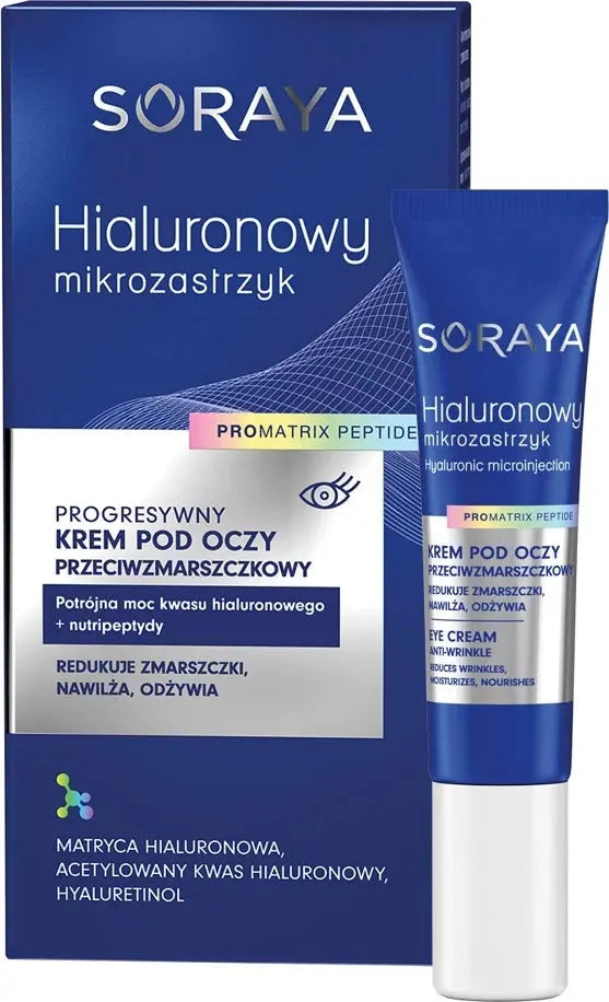 SORAYA Hyaluronic Micro-Injection Progressive Anti-Wrinkle Eye Cream 15 ml Soraya