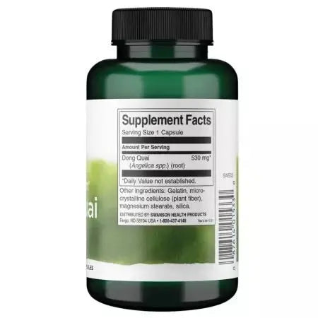 SWANSON DONG QUAI 530 MG 100 capsules SWANSON