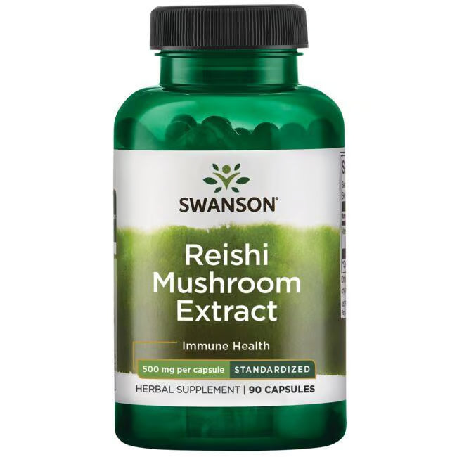 SWANSON HERB REISHI MUSHROOM EXT 500 MG 90 capsules SWANSON