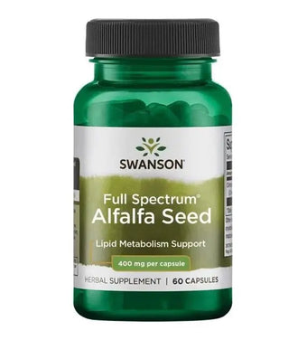 compare product Swanson Full Spectrum Alfalfa Seed - 60 capsules