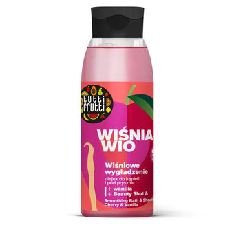 compare product TUTTI FRUTTI Smoothing Bath & Shower Oil – Cherry & Vanilla 400 ml