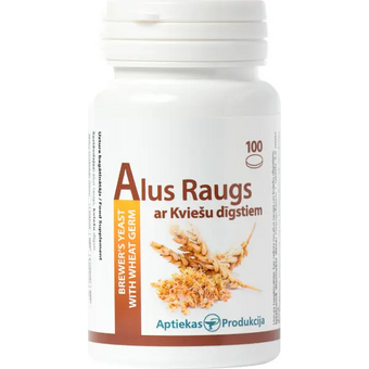 compare product Unifarma Herbals Alaus mielės su kviečių gemalais 100 tabl.