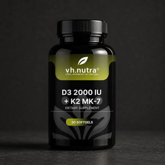 compare product VH.Nutra D3 2000 IU + K2 MK-7 - 90 softgels