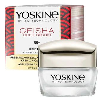compare product YOSKINE Geisha Gold Secret 55+ pinguldav kortsudevastane kreem hüaluroonhappega 50 ml